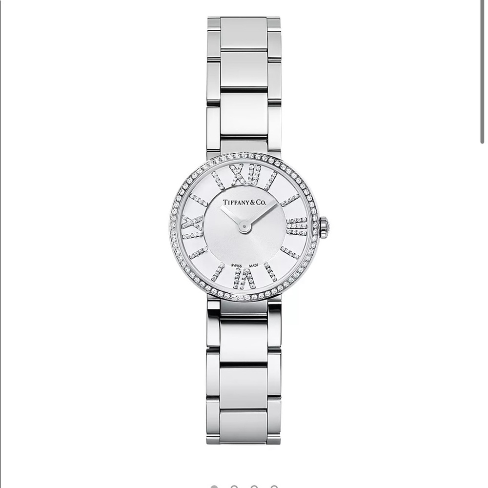 Tiffany Atlas 2-Hand 24 mm Diamond Watch